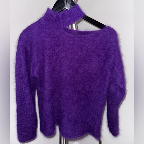RtA Purple Mohair/Wool Sweater - Picture 1 of 4